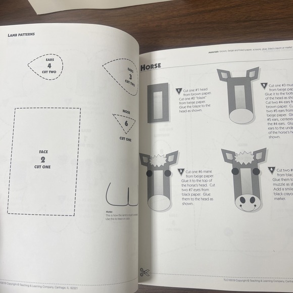 Lot Of 3 Cut‎ and Create! Easy Step-by-Step Projects That Teach Scissor Skills - Picture 12 of 16